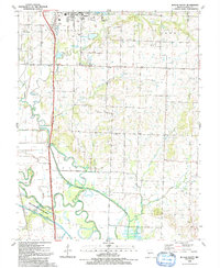 1991 Map of Butler South, Bates County, MO — High-Res | Pastmaps